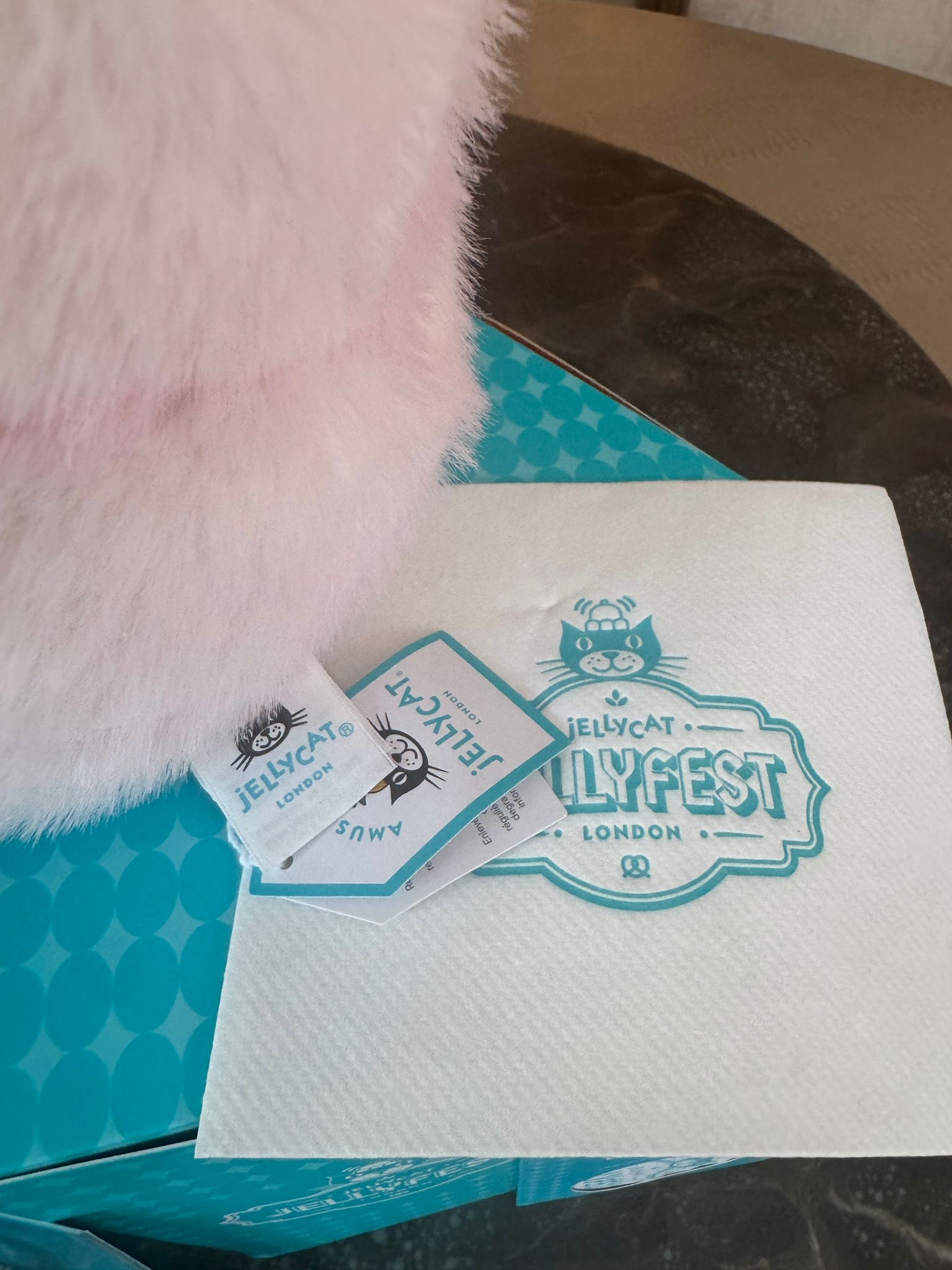 Authentic Jellycat Kathrin Candy Floss KaDeWe Berlin exclusive