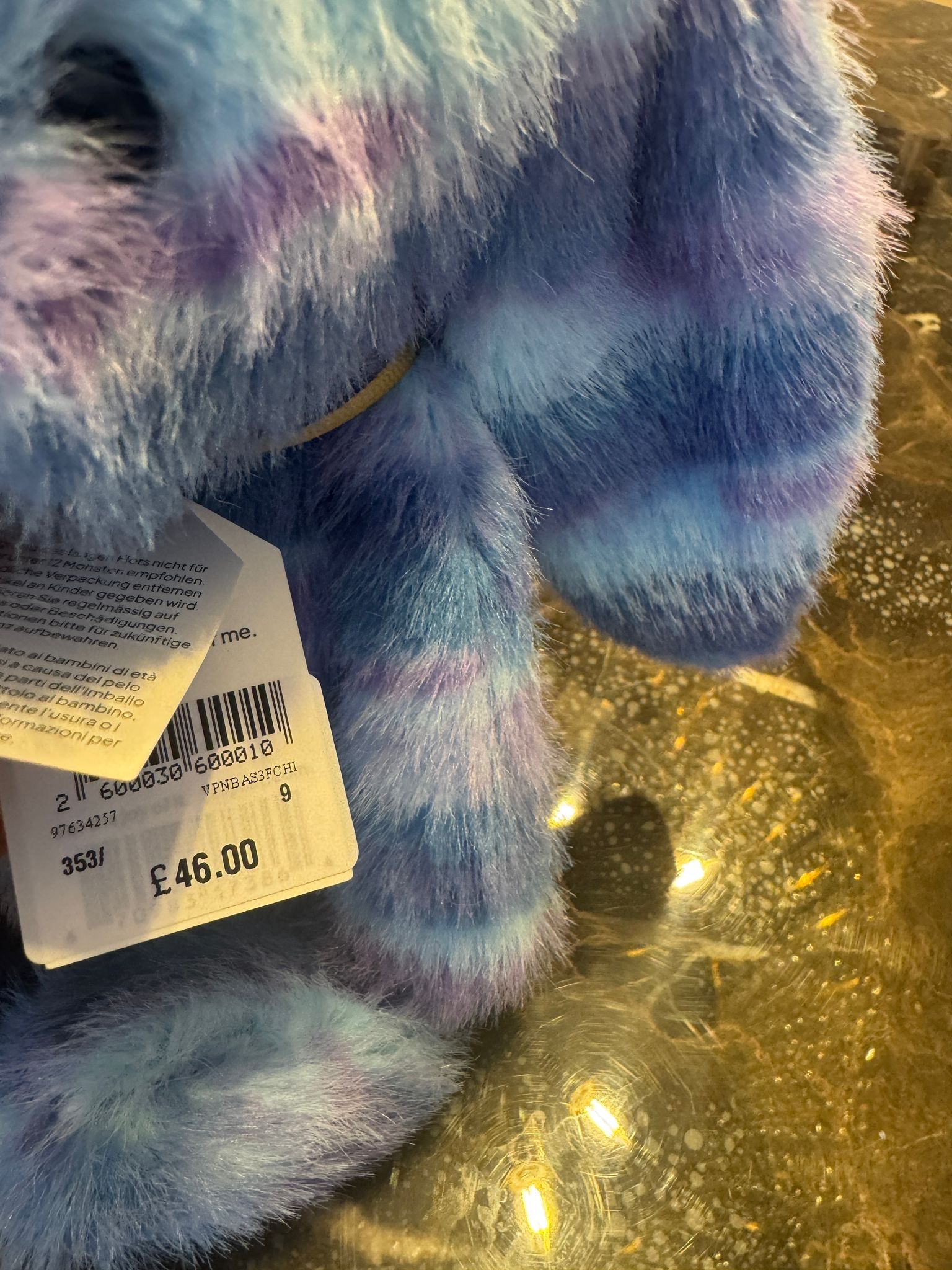 Cerulea Luxe Bunny blue and lilac Jellycat 31cm