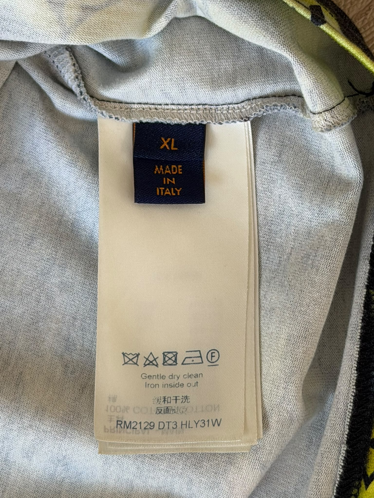 Pre-owned Louis Vuitton tie dye monogram designer t shirt