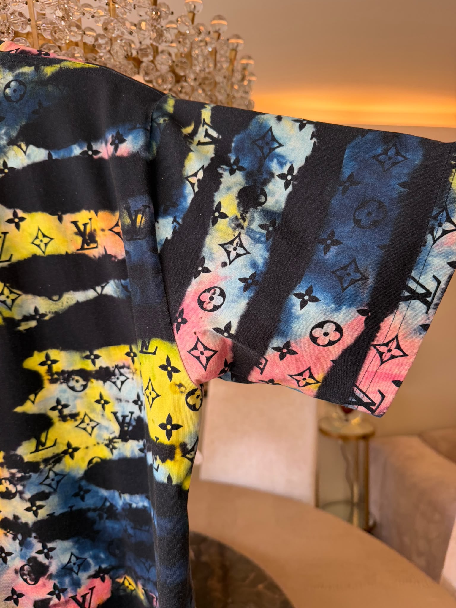 Louis Vuitton Louis Vuitton Tie-Dye Monogram Printed T-Shirt – Multicolour – Size XL Collector Favourite — photograph 8