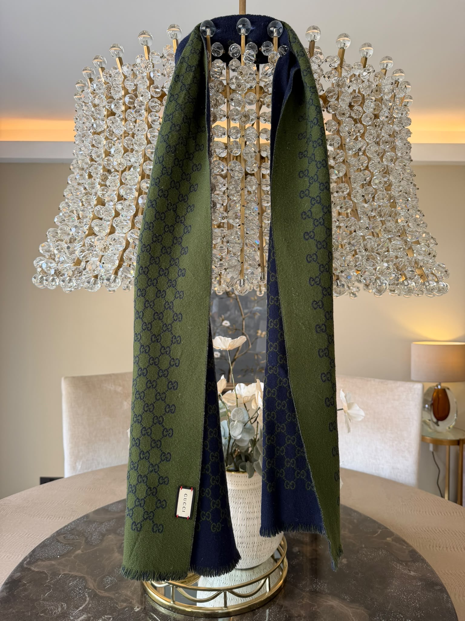 Gucci wool scarf 33 x 175cm