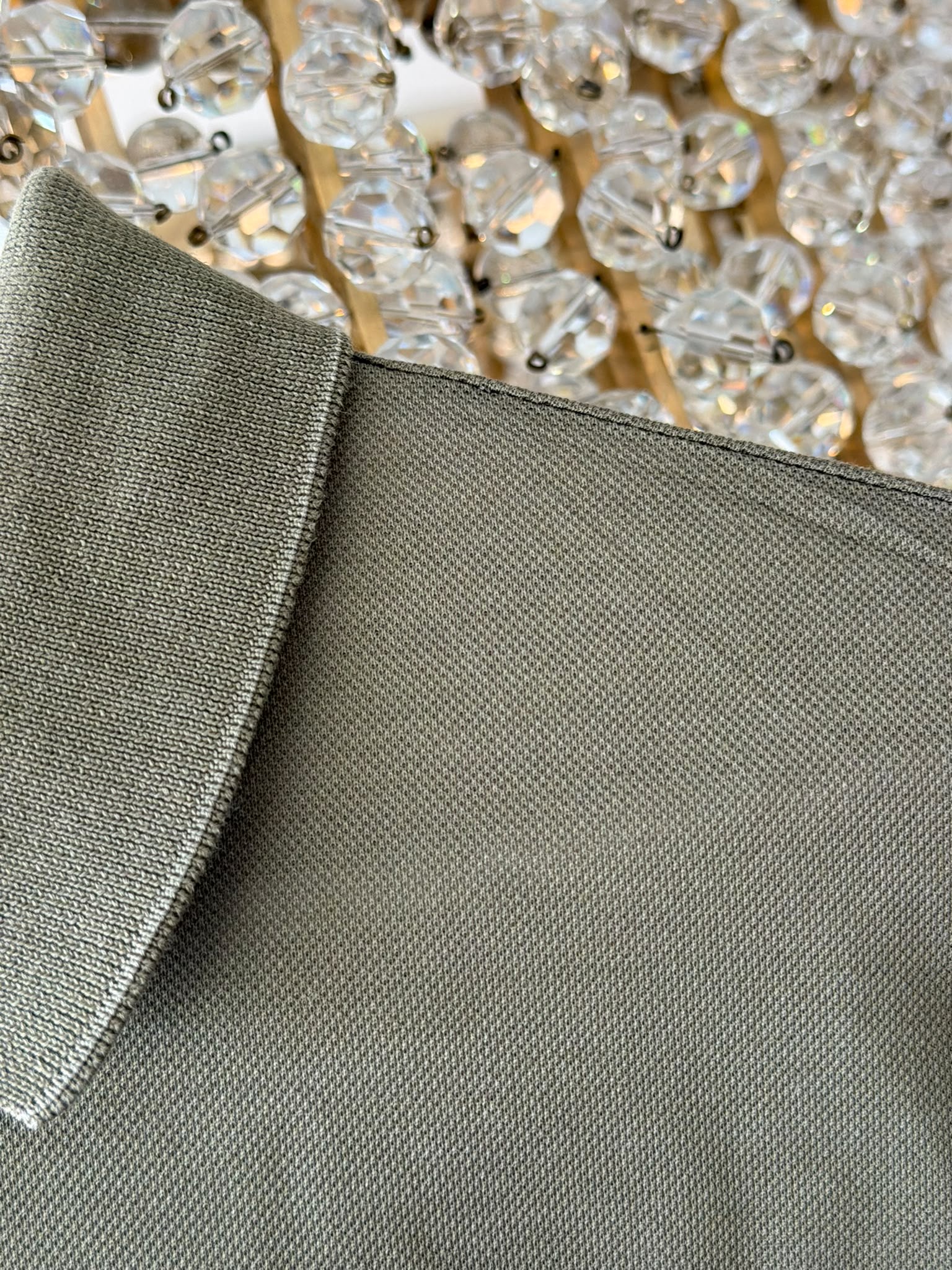 Authentic Louis Vuitton green designer polo shirt