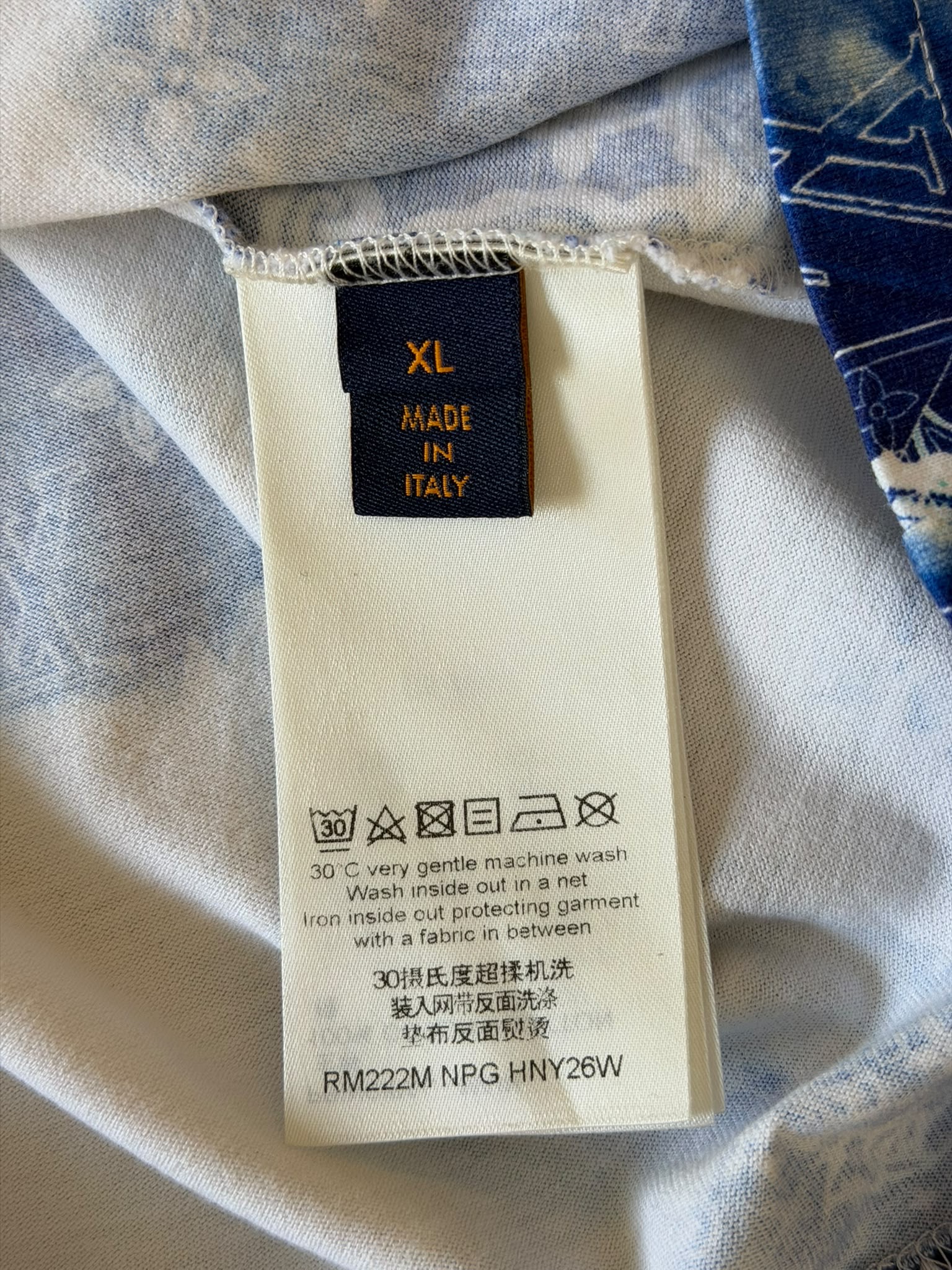 Louis Vuitton Paris neck label Monogram Bandana T-Shirt