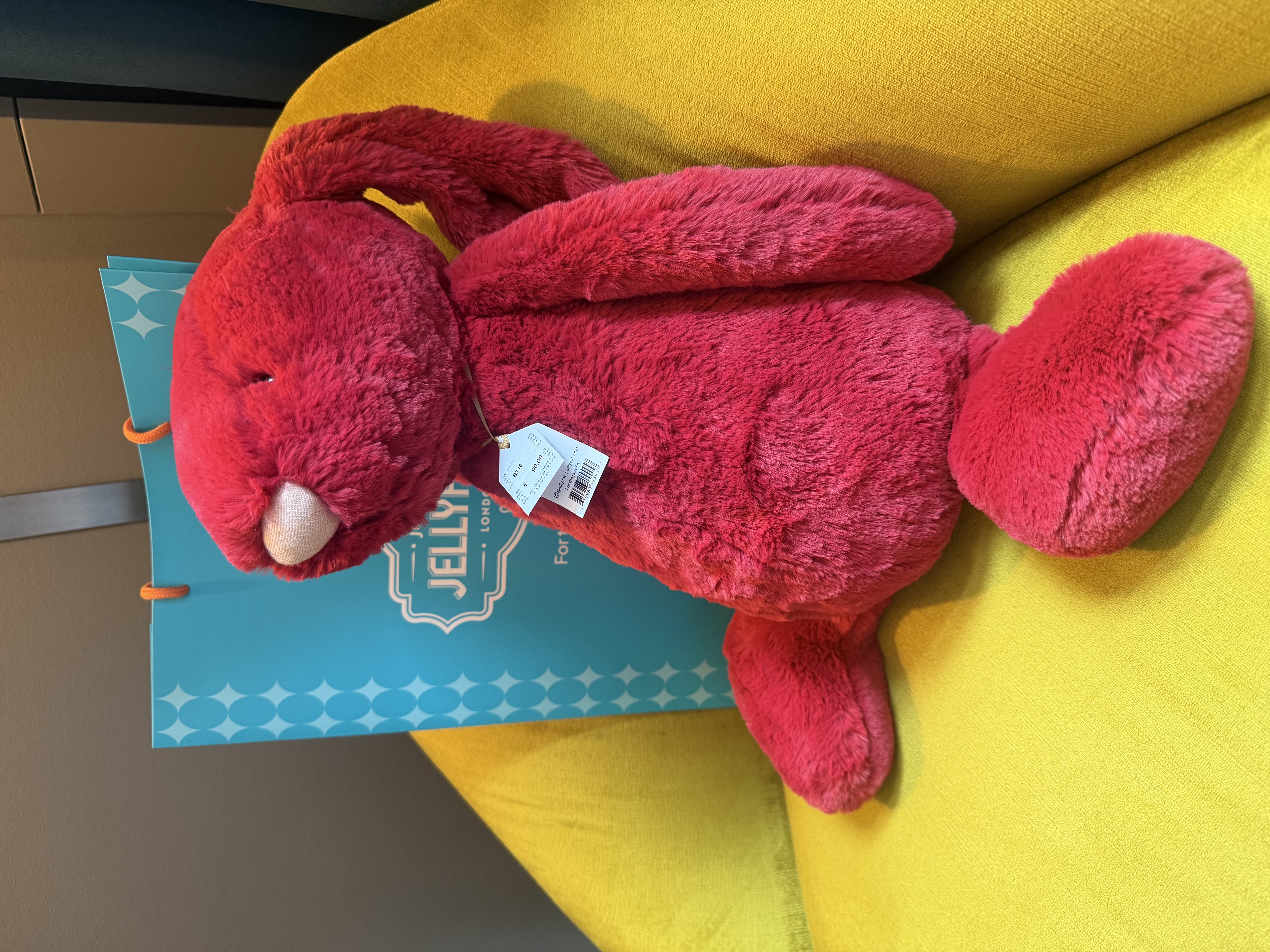 Jellycat Jellycat Big Bashful Luxe Bunny Scarlett Jellyfest Berlin Exclusive — photograph 3