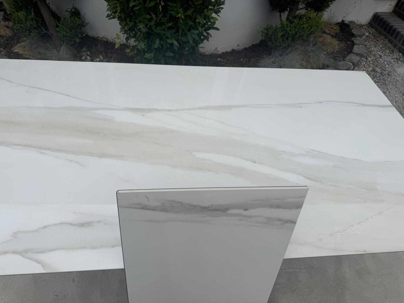 Cattelan Italia Cattelan Italia Keramik Golden Calacatta Extendable Dining Table — photograph 2