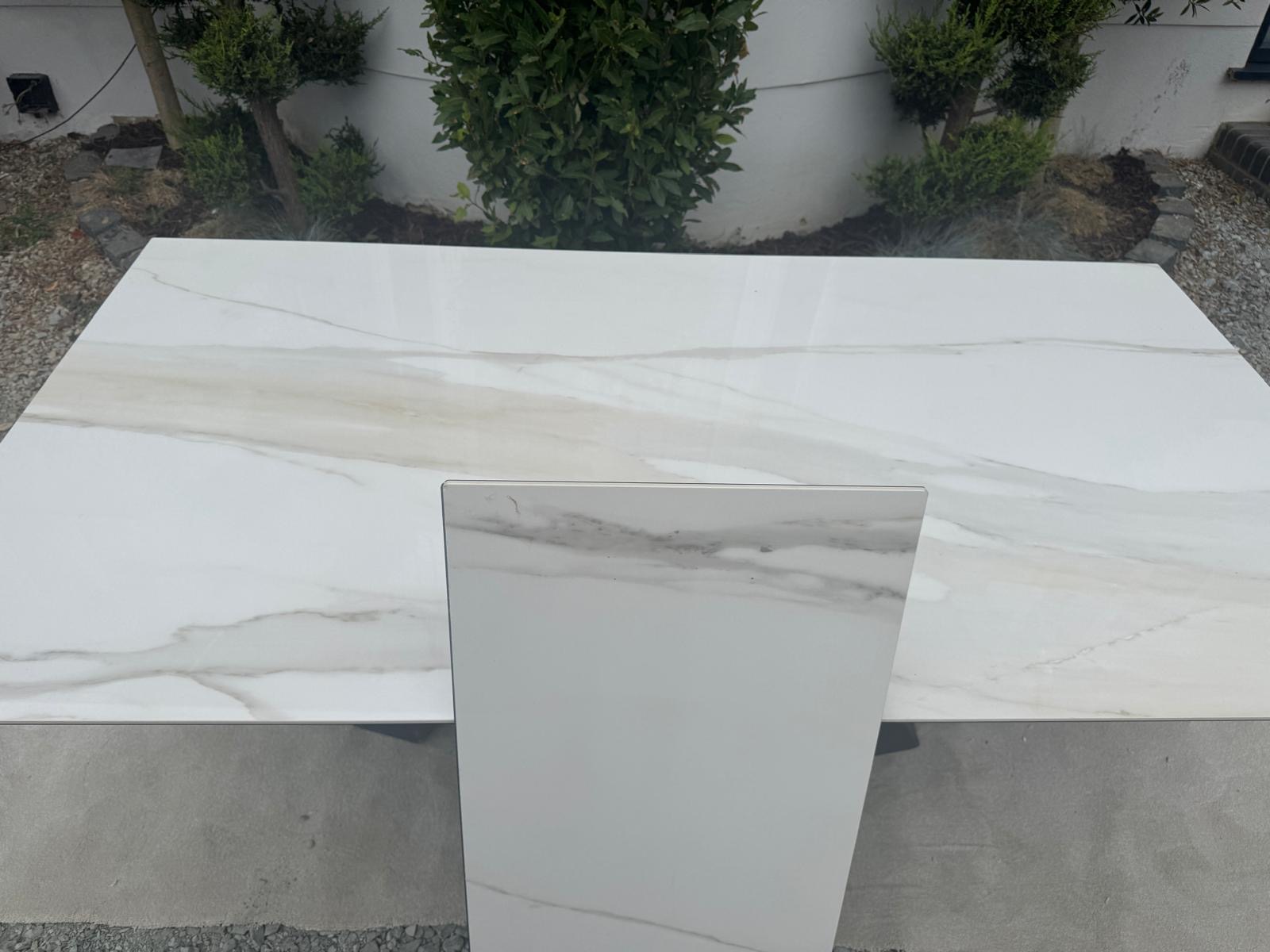Cattelan Italia Cattelan Italia Keramik Golden Calacatta Extendable Dining Table — photograph 3