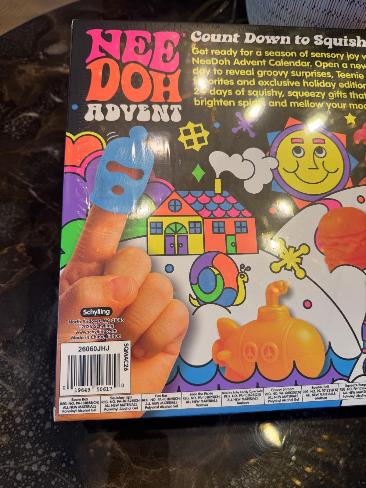 NeeDoh 100% Genuine NeeDoh Squishmas 2026 Advent Calendar – Brand New & Sealed Hard to Find — photograph 3