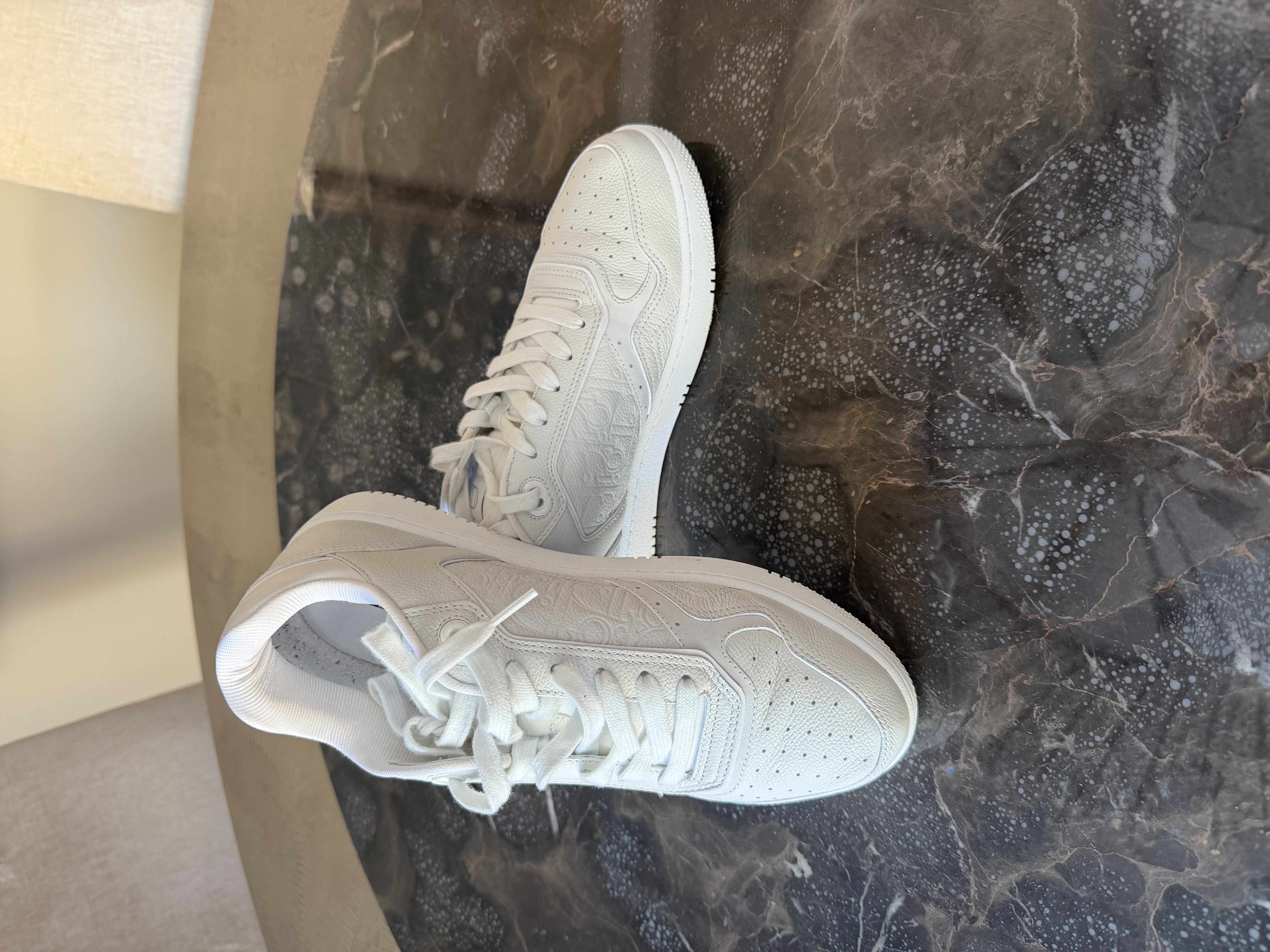 Dior Dior B27 White Leather Low-Top Trainers with Box — photograph 8