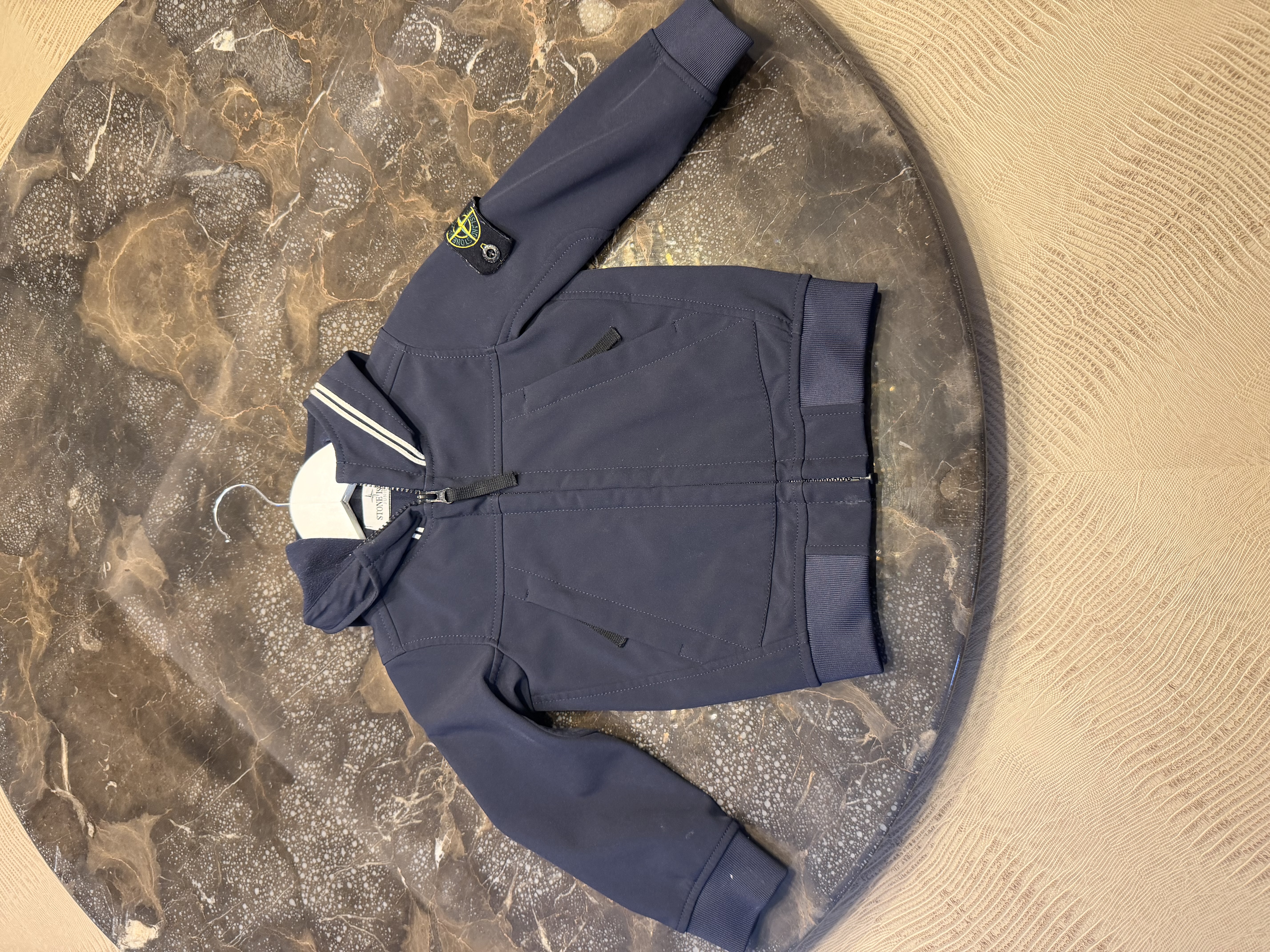 Stone Island Stone Island Junior Soft Shell-R Hooded Jacket – Navy Age 2
