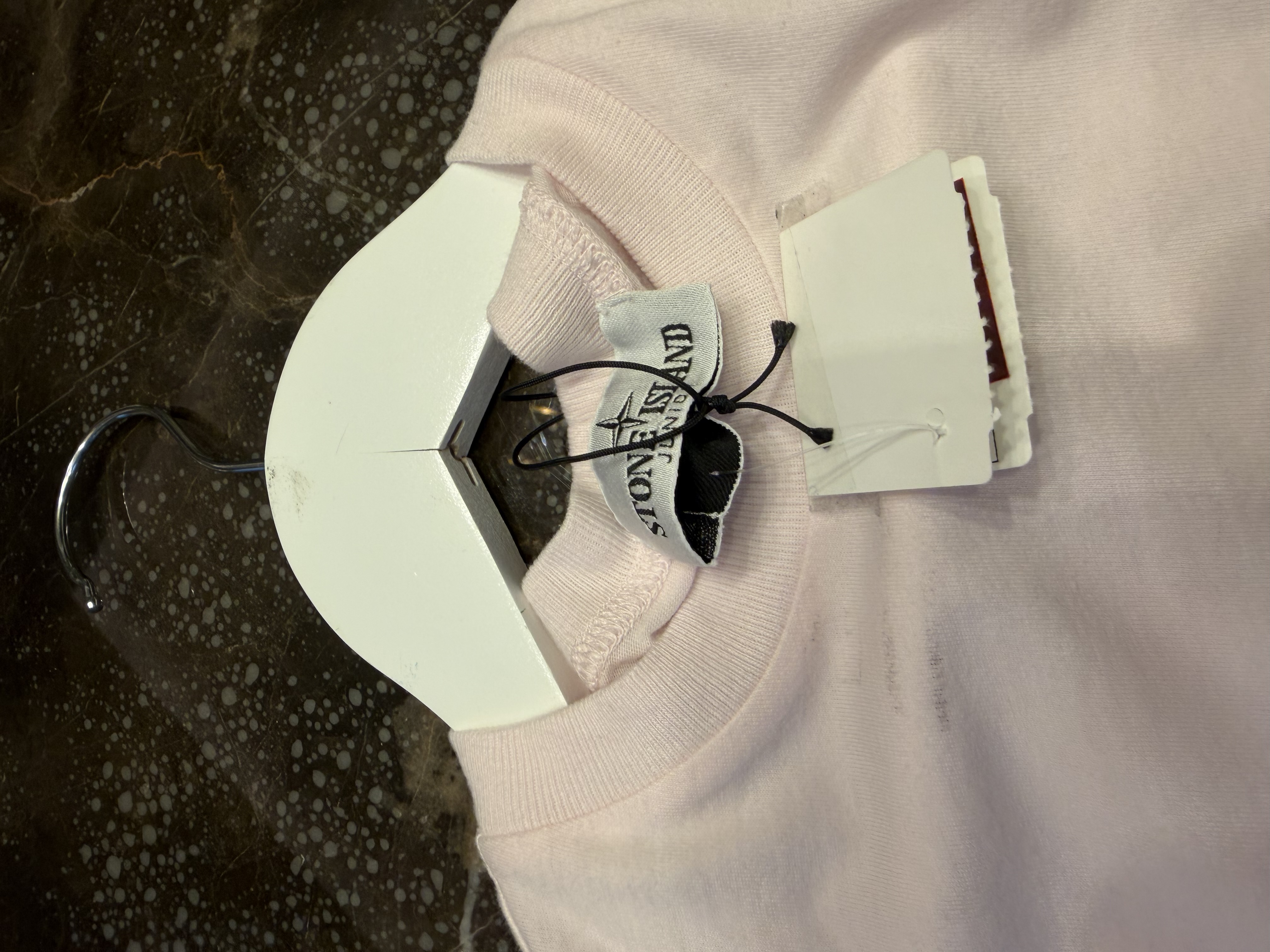 Stone Island Stone Island Junior Compass Patch T-Shirt – Pale Pink — photograph 2