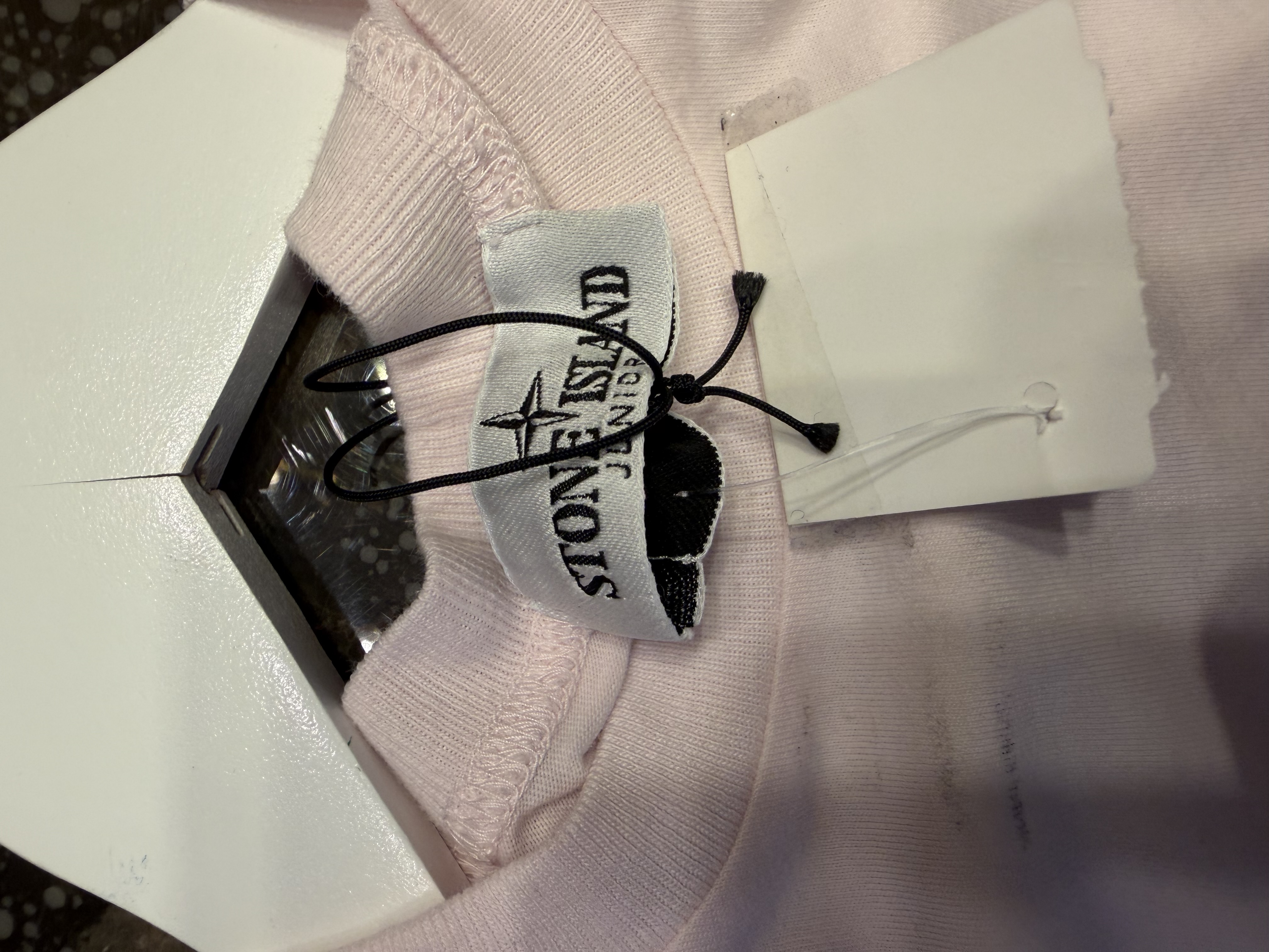 Stone Island Stone Island Junior Compass Patch T-Shirt – Pale Pink — photograph 3