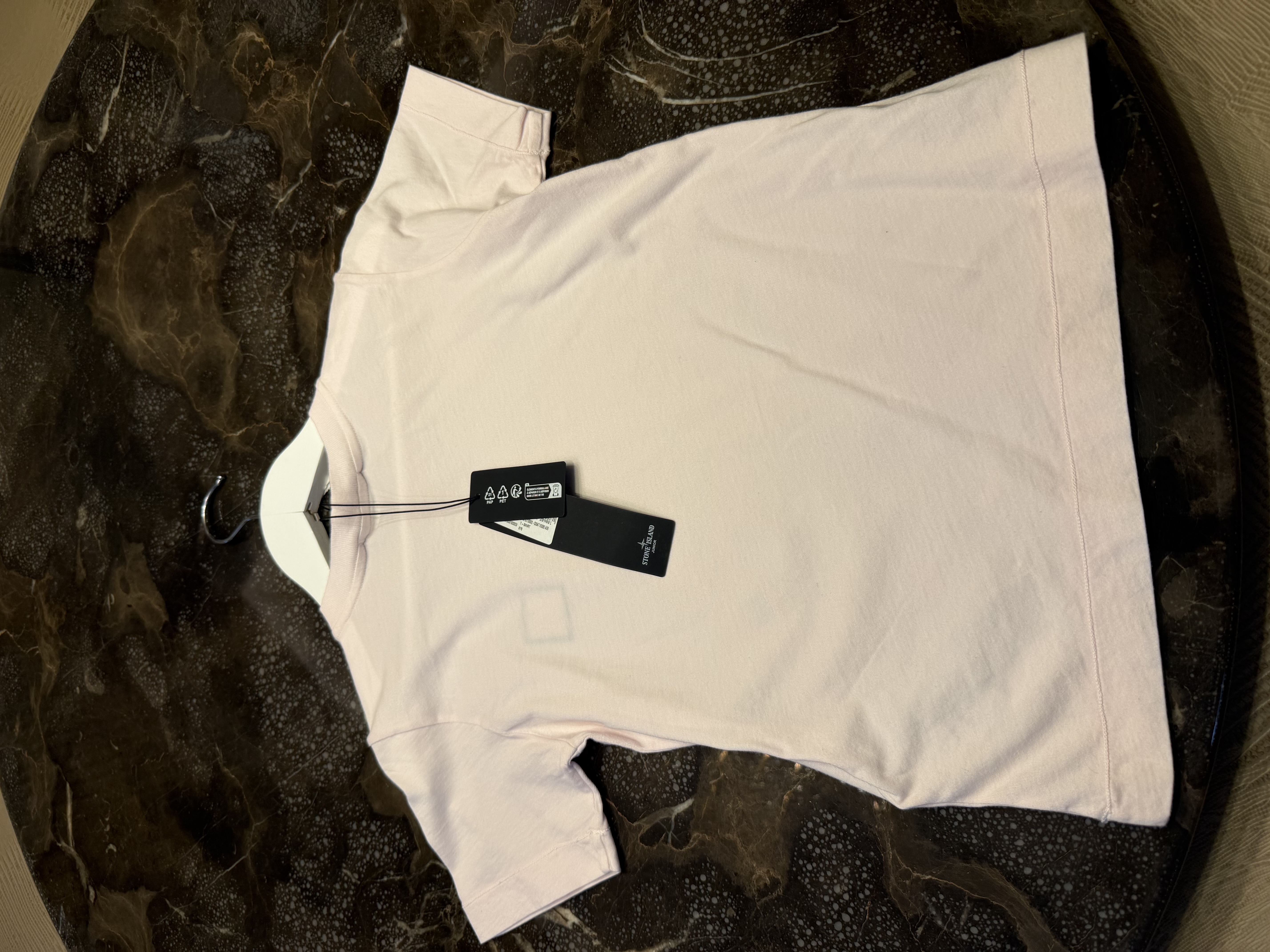 Stone Island Stone Island Junior Compass Patch T-Shirt – Pale Pink — photograph 6