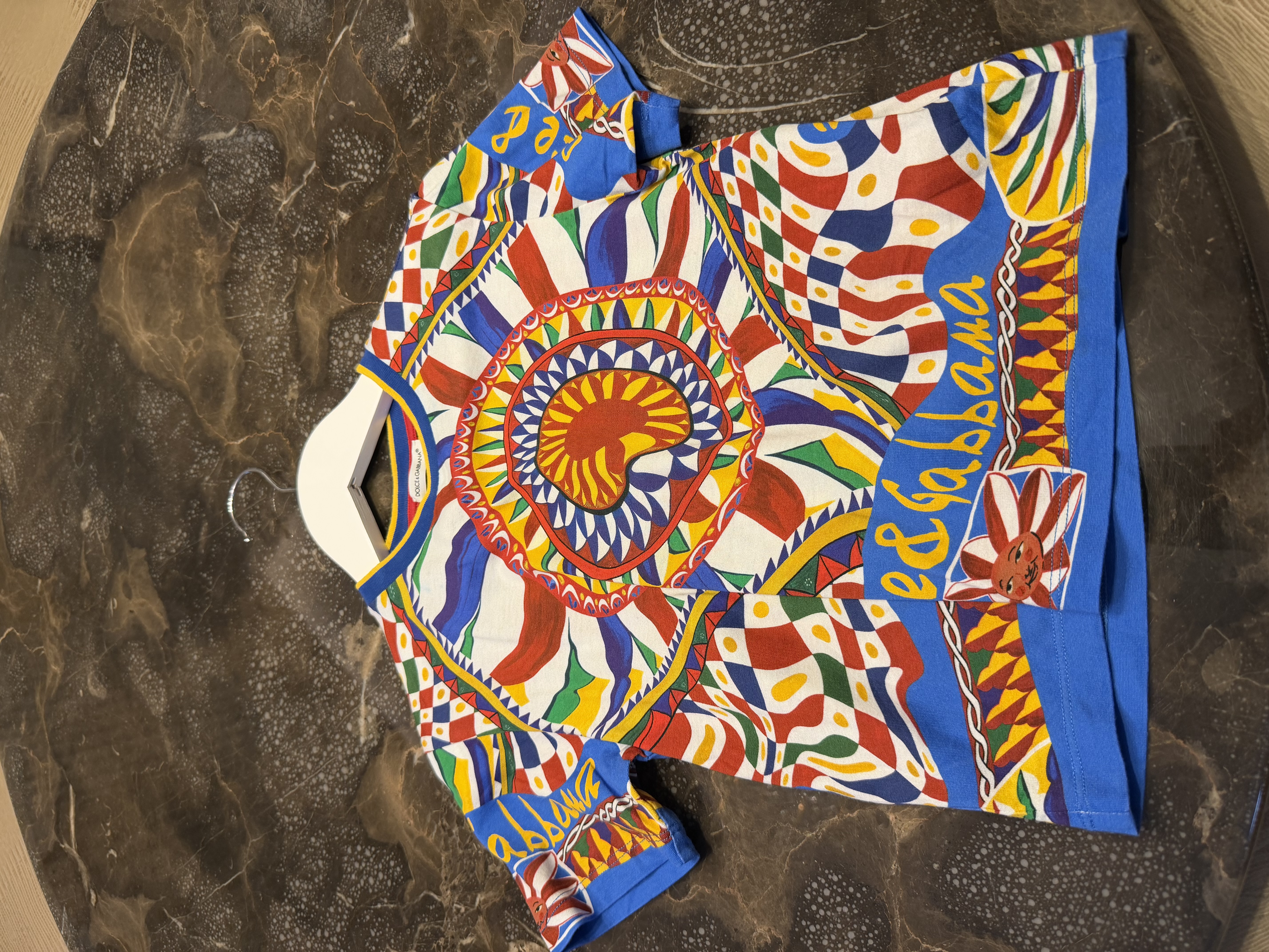 Dolce & Gabbana Dolce & Gabbana Kids Multicolour Sicilian Print T-Shirt