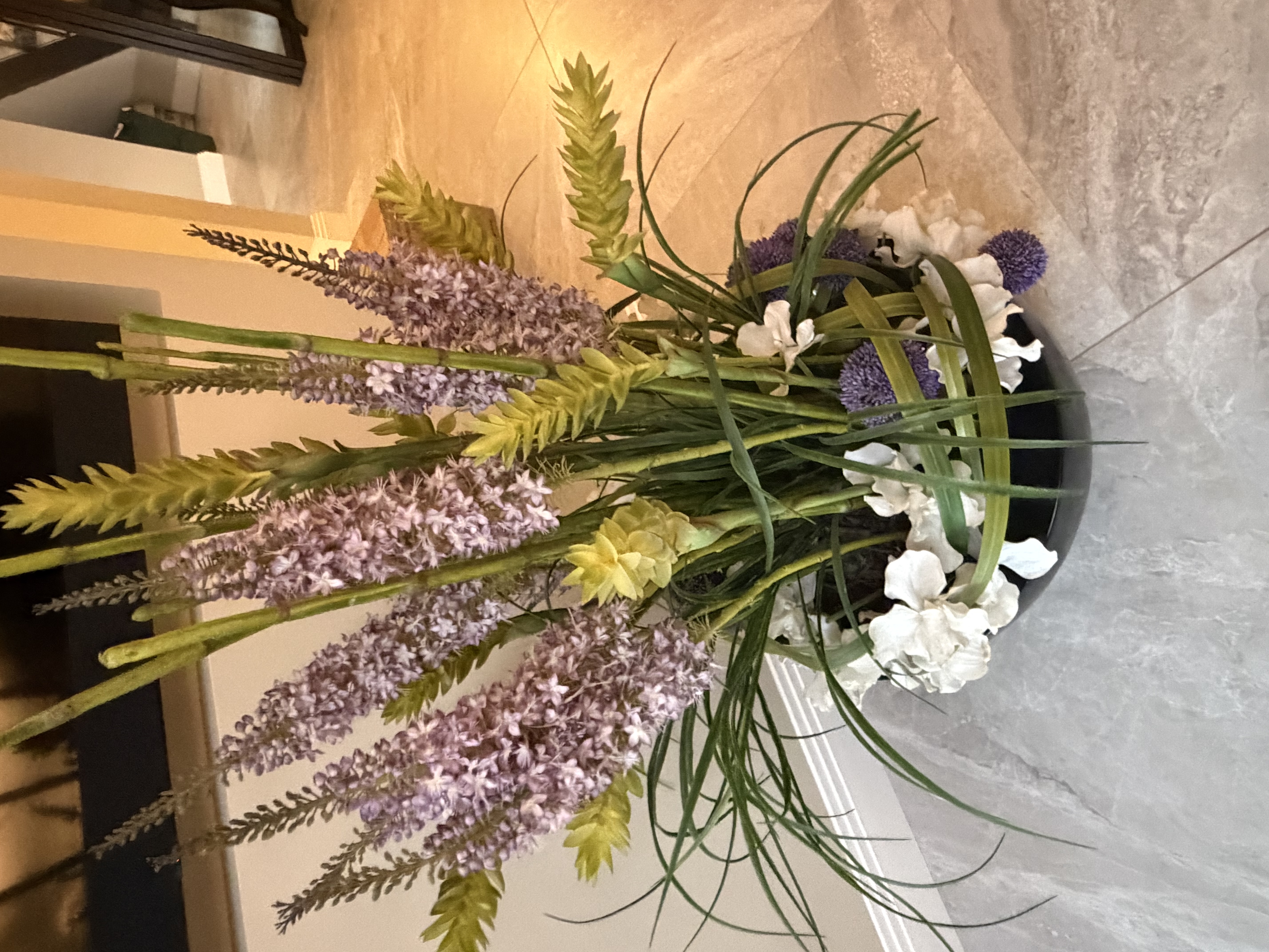Ffoc Flowers Ffoc Flowers Luxury Purple & Green Statement Floral Arrangement