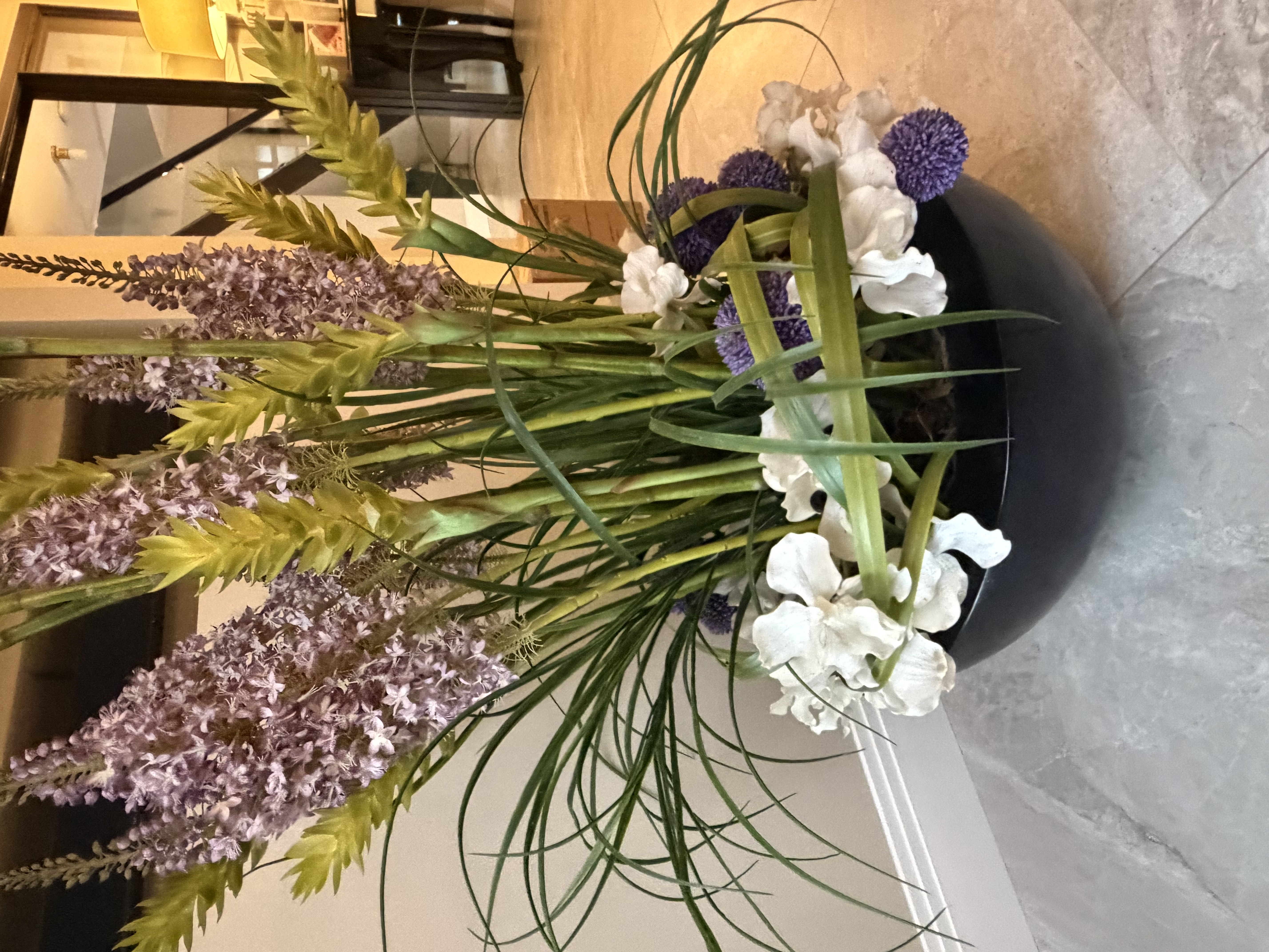 Ffoc Flowers Ffoc Flowers Luxury Purple & Green Statement Floral Arrangement — photograph 2
