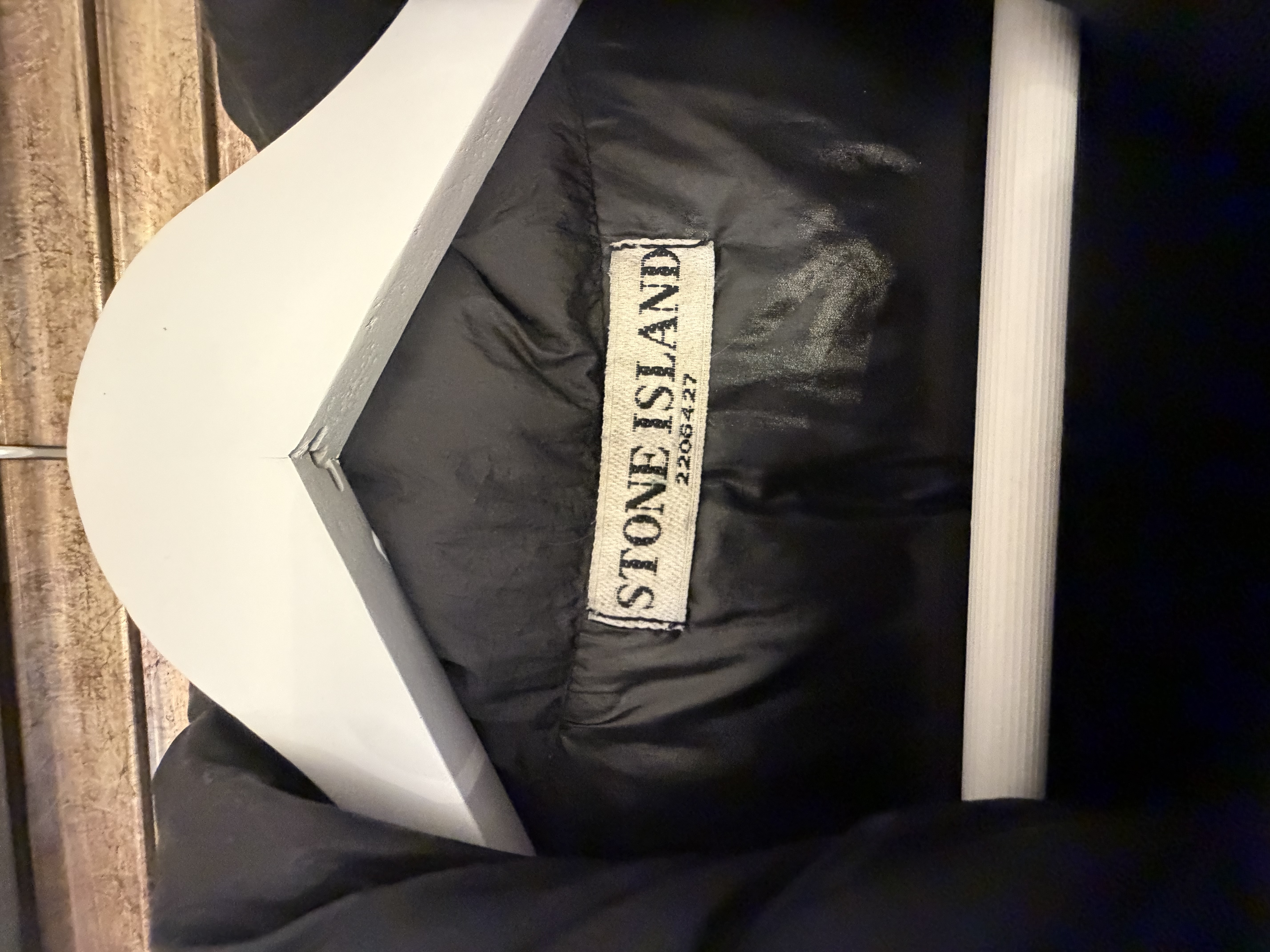 Stone Island Stone Island Black Hooded Puffer Gilet — photograph 4