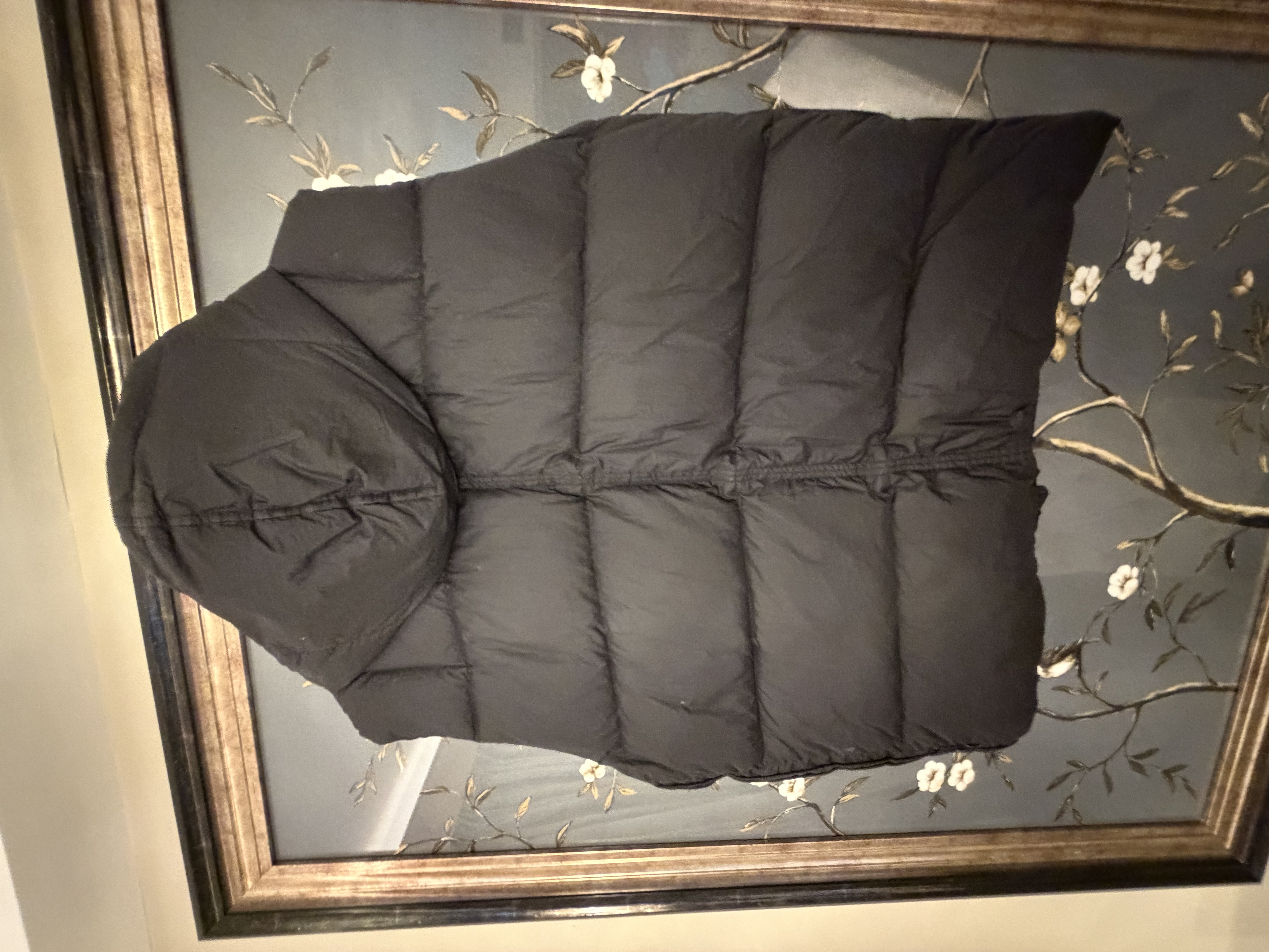 Stone Island Stone Island Black Hooded Puffer Gilet — photograph 5