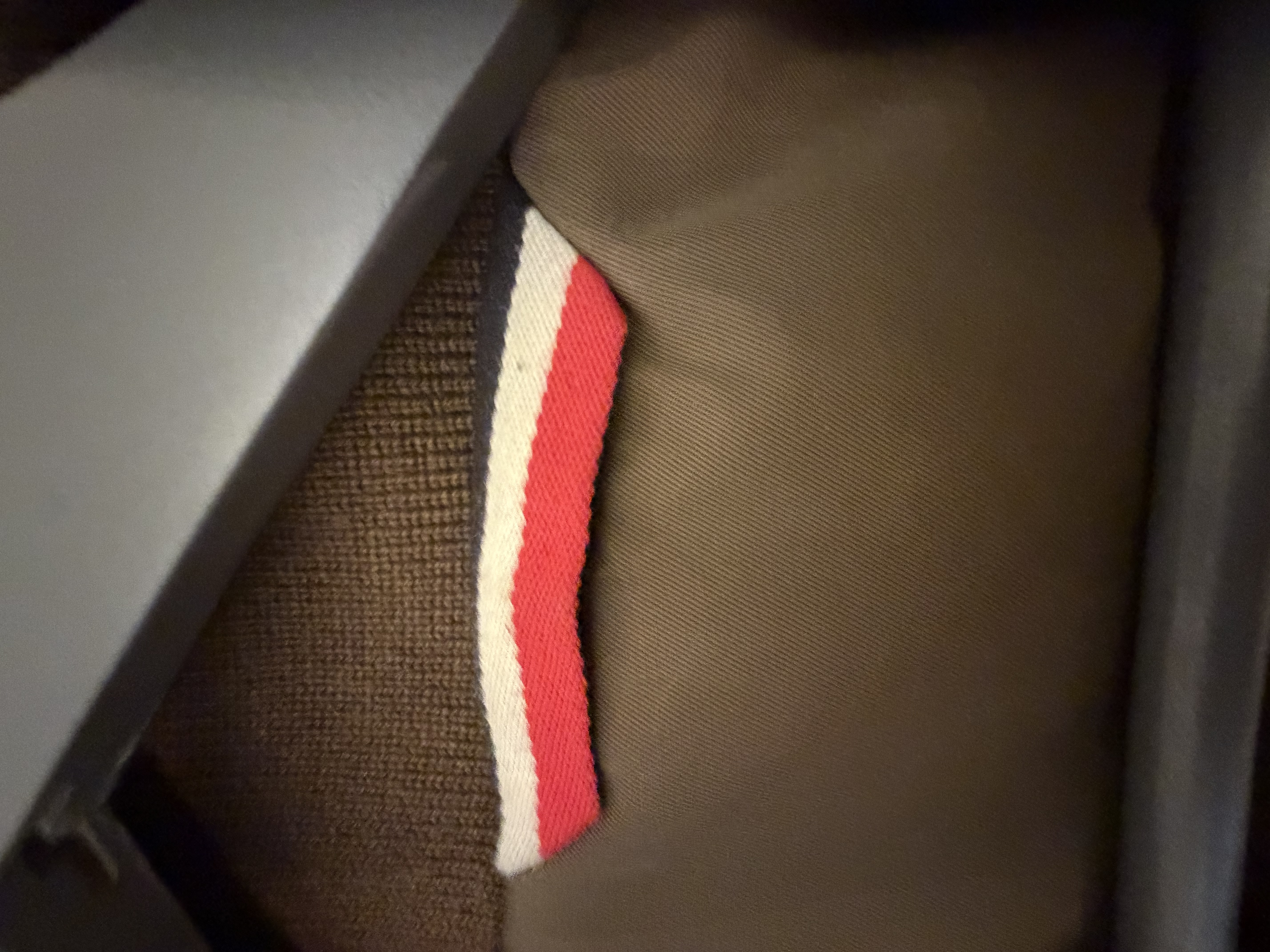 Moncler Moncler Khaki Bomber Jacket with Down-Padded Lining — photograph 5