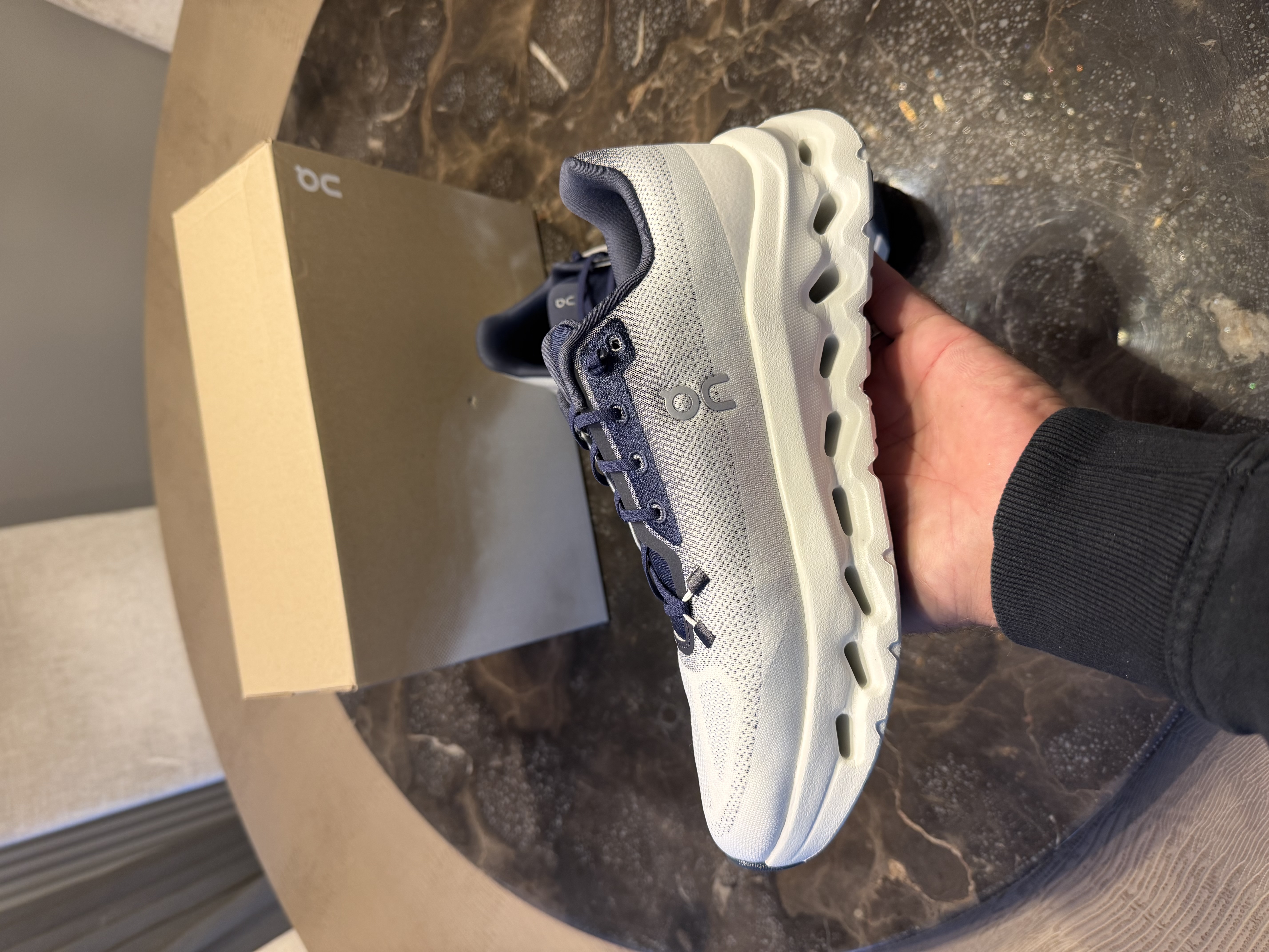 On On Cloudtilt Trainers – Midnight / Ice – UK 9 — photograph 6