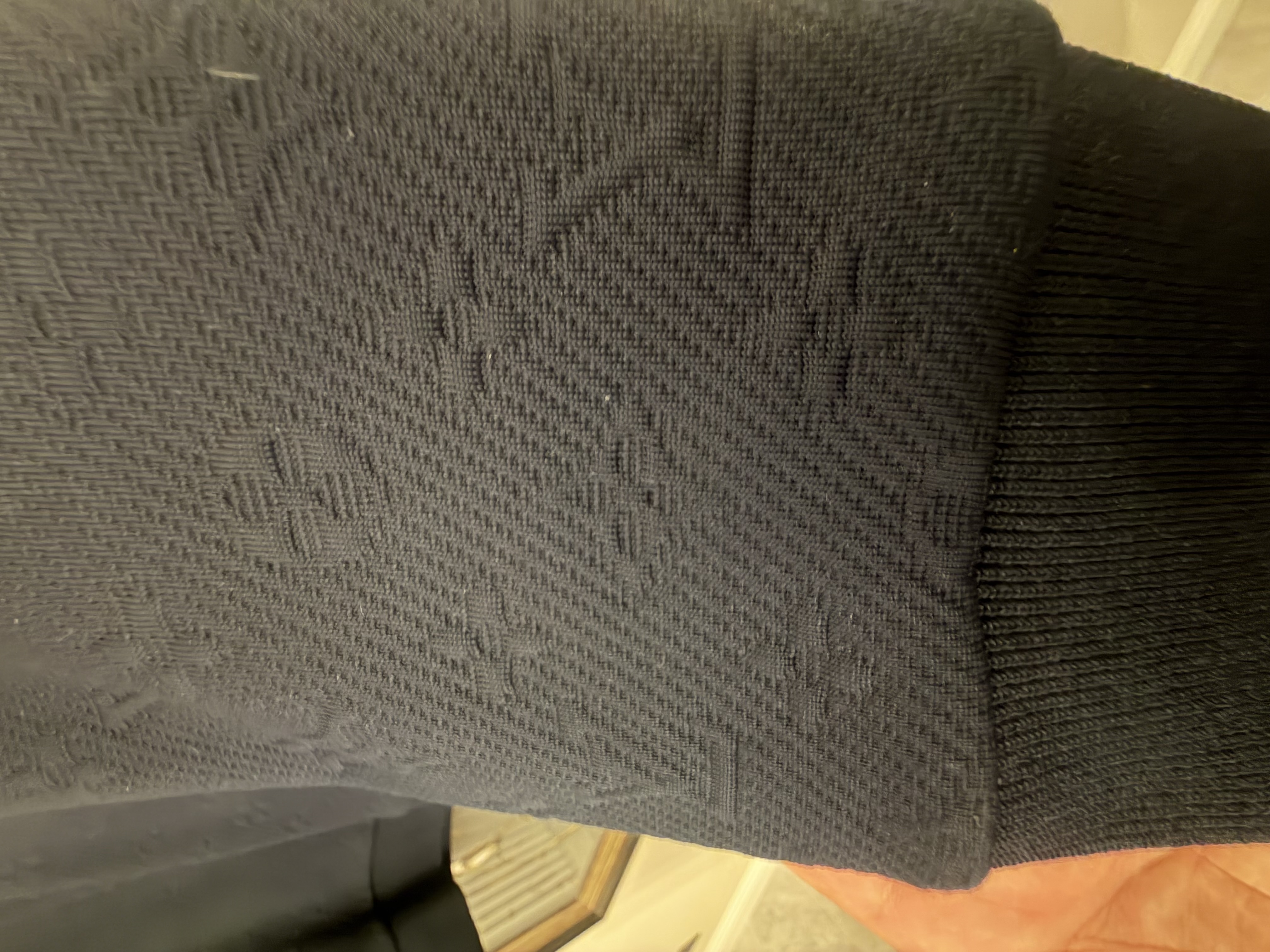 Louis Vuitton Louis Vuitton Navy Monogram Zip-Up Jacket — photograph 3