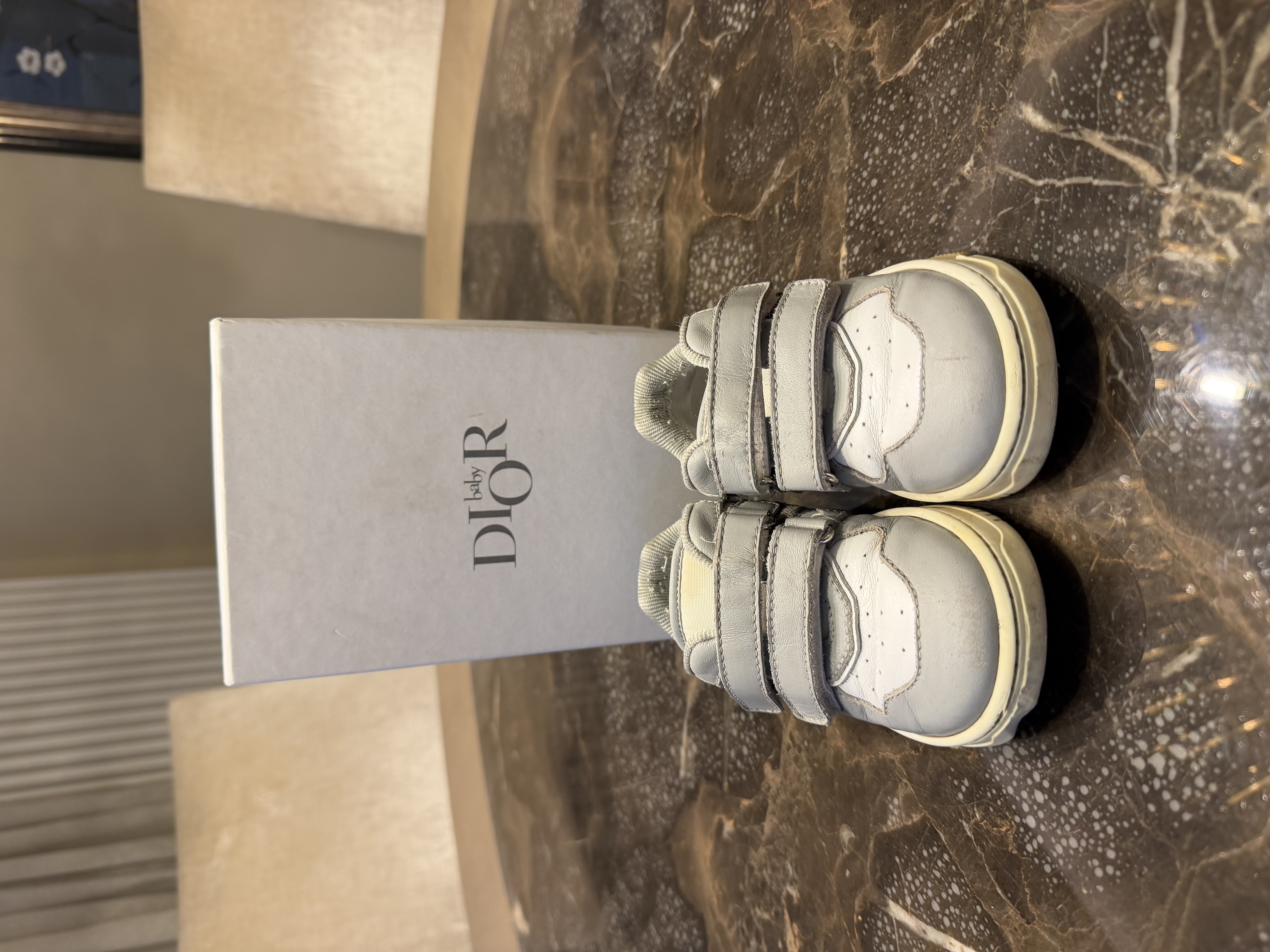Dior Baby Dior Children's Trainers – Grey & Beige – EU 23 — photograph 2