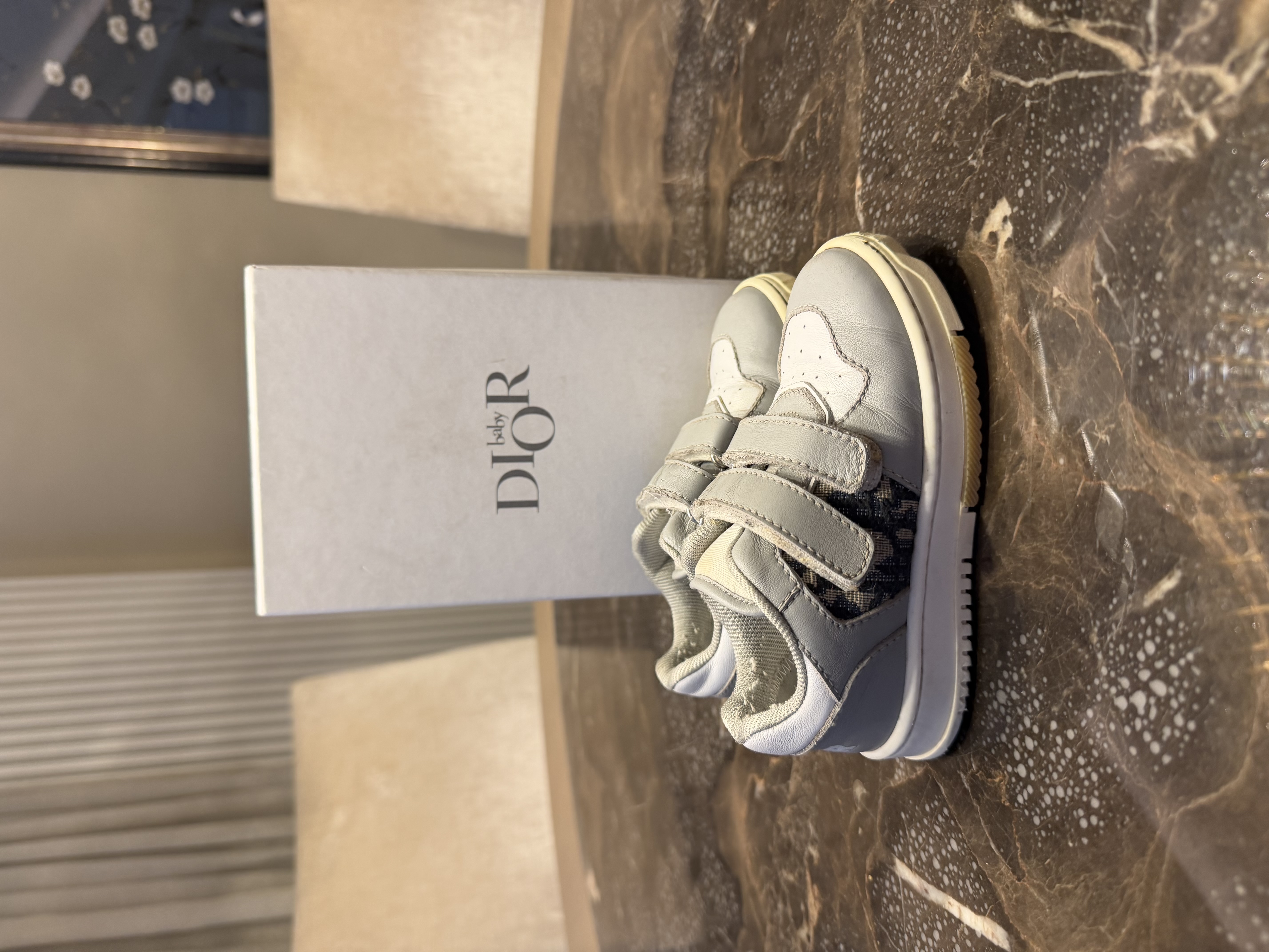 Dior Baby Dior Children's Trainers – Grey & Beige – EU 23 — photograph 3